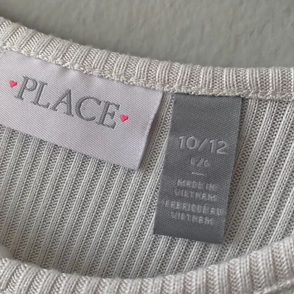 Children’s Place Ridded Top Flannel Dress - Picture 5 of 6